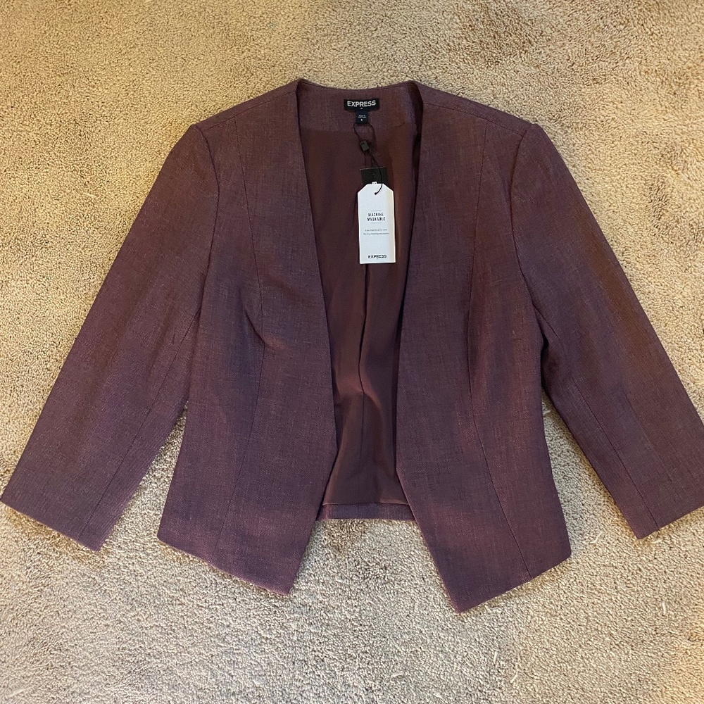 Express Burgundy Blazer